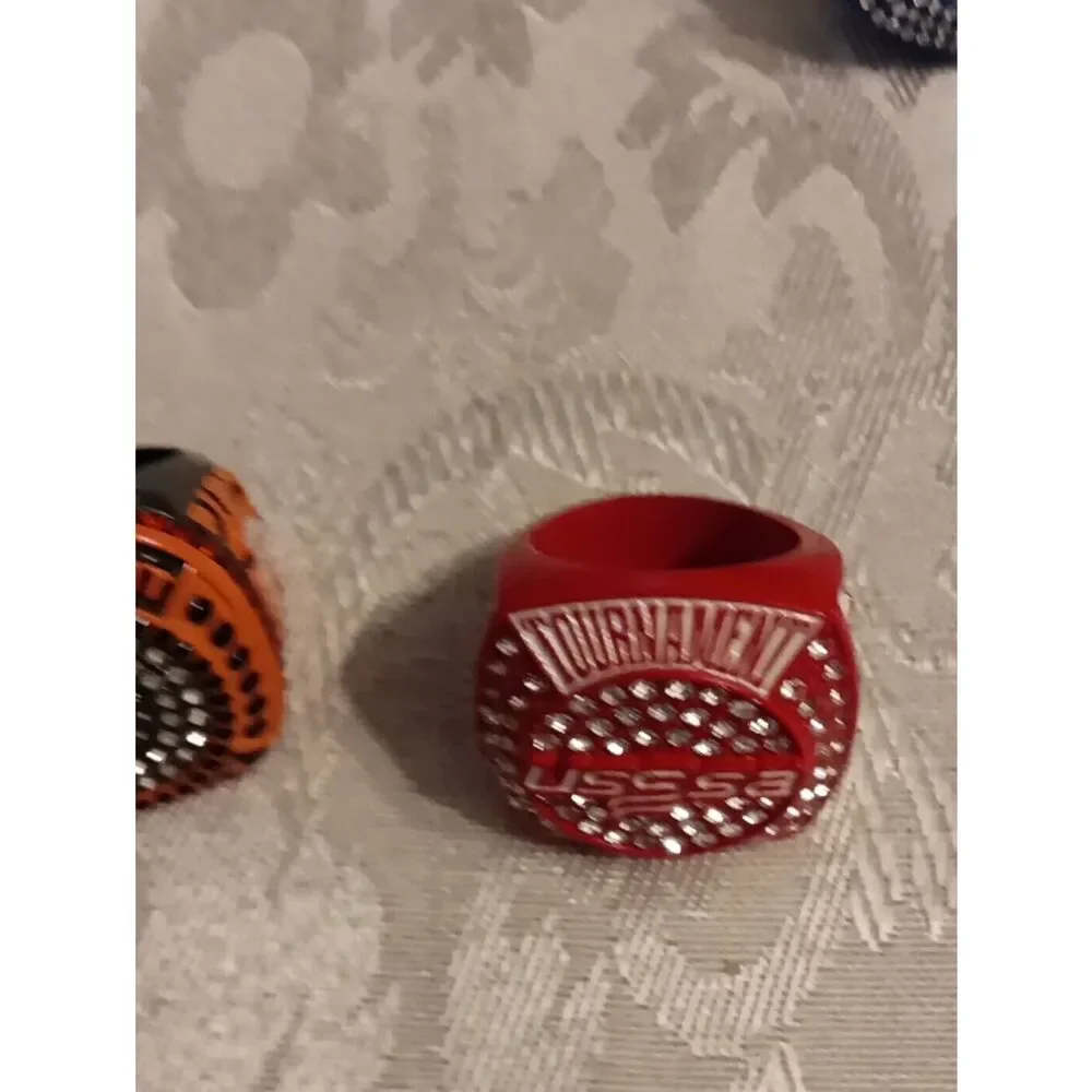 Tournament / Champions Rings - Assorted Colors (Set of 4)